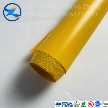 Filem PVC Kuning Kuning Berkualiti Tinggi