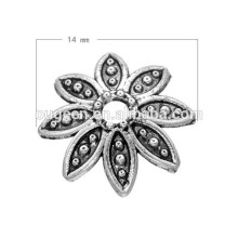 antique silver bead cap