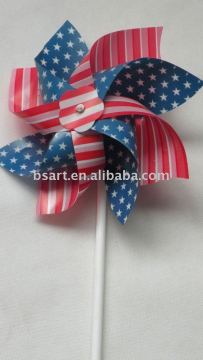 New design plastic flower windmill for children