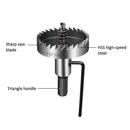 12-100 mm HSS Edelstahl-Schneidbohrbohrer-Loch Säge für Metall