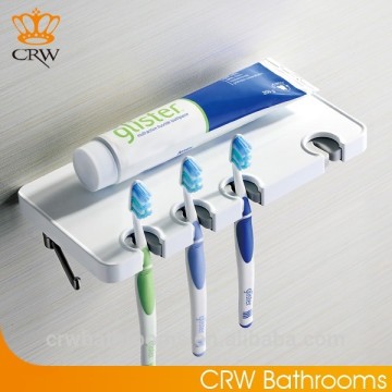 CRW F30610WH tooth brush holder with hook