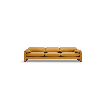 Real Leather Sofa Chesterfield Sofa for Living Room