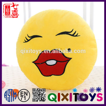 Factory direct couch emoji emoji smirking face smiley pillow plush pillow