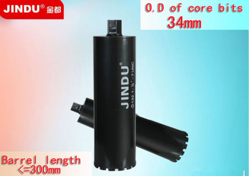 Professional Diamond CF-1S Model 34mm diamond core drill tool kits blow case 1pcs core drill bits