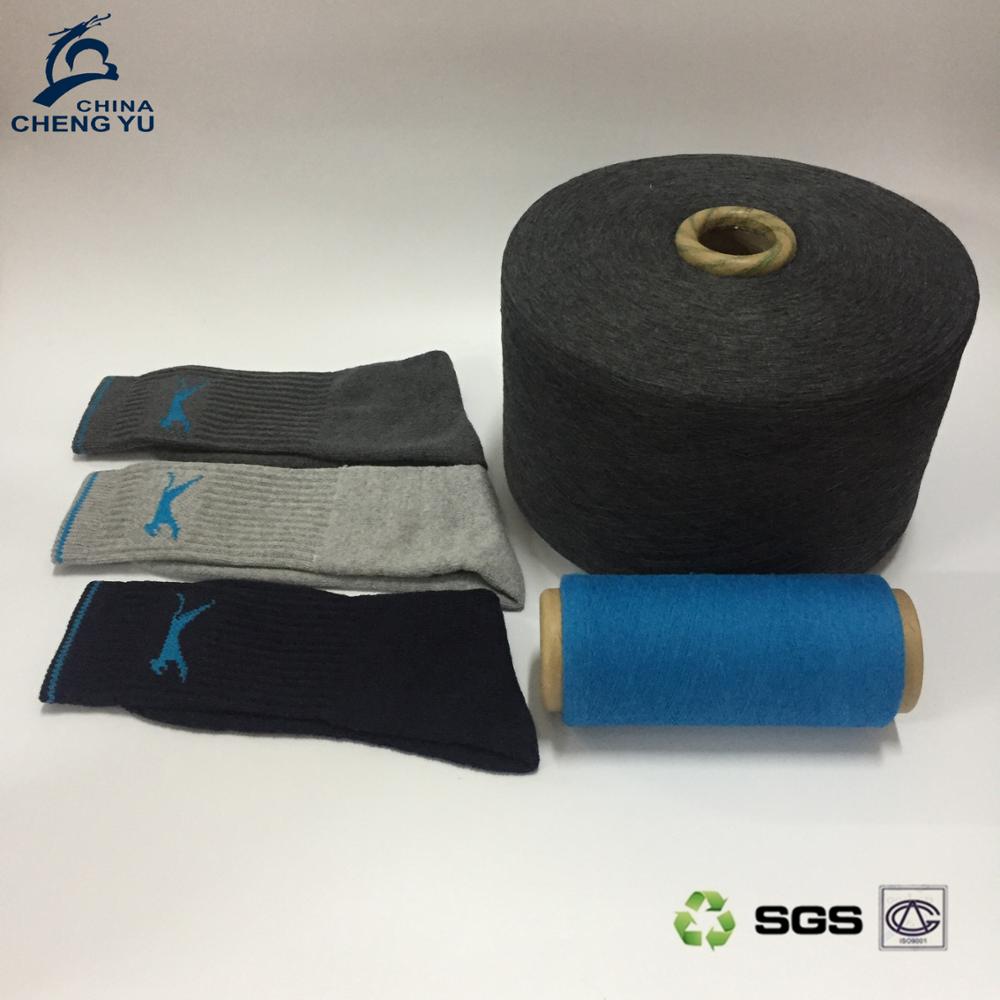 Ne36s/1 65/35 polyester cotton regenerated machine knitting yarn