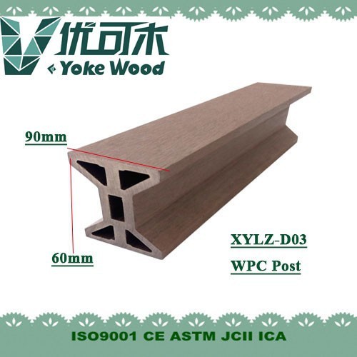 Dural Extrusion Wood Plastic Composite Rail