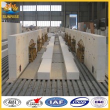 Manufacture fused cast refractory AZS bricks for glass blast furnace refractory brick