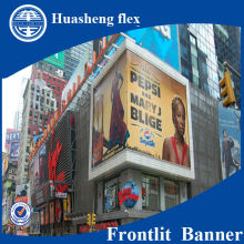 large format advertising frontlit materials