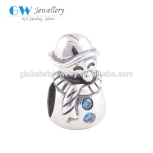925 Silver Charm Snowman Charm Festival Charm