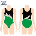 Girls Black Sleeveless Leotards