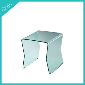 hot bending glass side table sofa side table