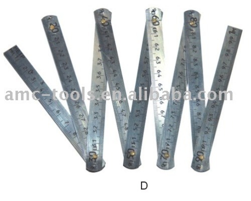 Stainless steel folding rulers(stainless steel ruler,folding stainless steel ruler,multifunction ruler)