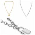 Y Collier Serrure Pendentif Simple Mignon Colliers Long Multicouche Chaîne Bijoux De Mode Femmes Filles Cadeau pour Elle