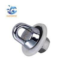 Bronze wall anchors for pool rope