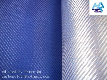 electroplate blue fiber glass fabric