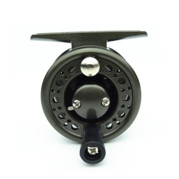 TAIGEK Wholesale Plastic Ice Wheel Fly Fishing Reels for Freshwater