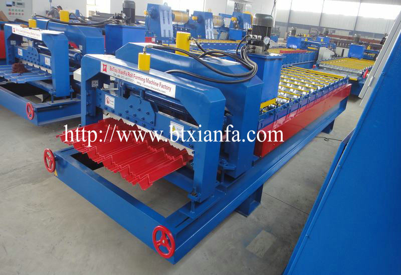 Roof Panel Glazed Tile Roll Forming Machine