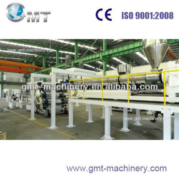 PET sheet extruding machine