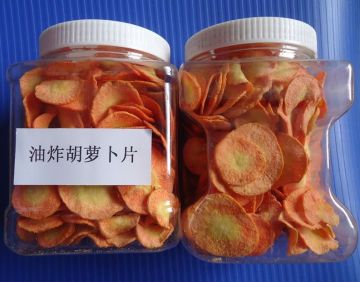 2020 carrot flakes vacuum fried carrot chips