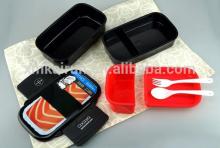 1410ml lunch box w/fork & spoon bento lunch box/plastic lunch box/collapsible lunch box