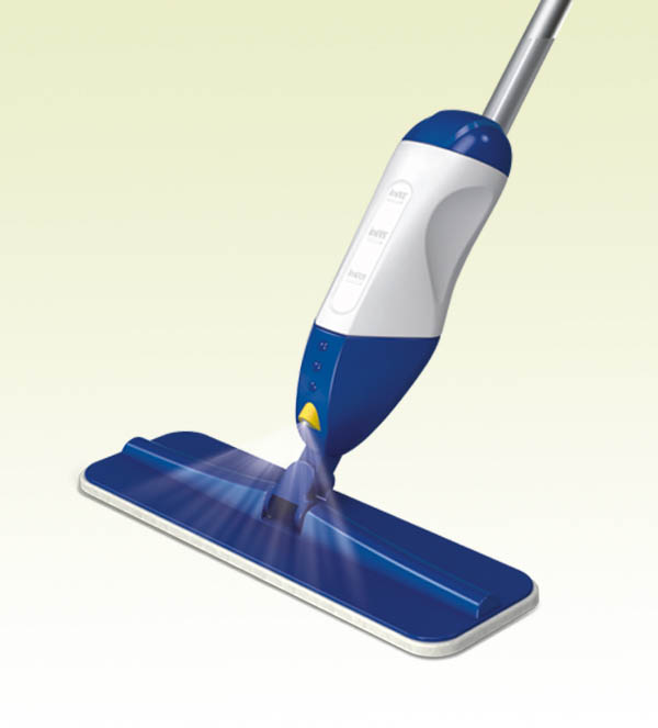 Spray Mop with Removable Water Bottle & Microfiber Mop Pad