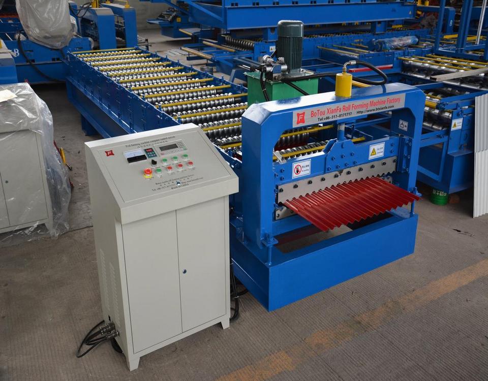 tile corrugated sheet roll forming machine