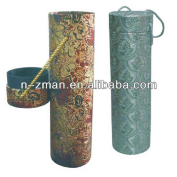 Round Shape Paper Box,Printed Round Shape Box,Round Shape Wine Box