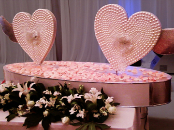 Heart to Heart Wedding Prop