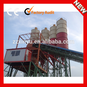 High efficiency HZS120 stationary concrete batching station