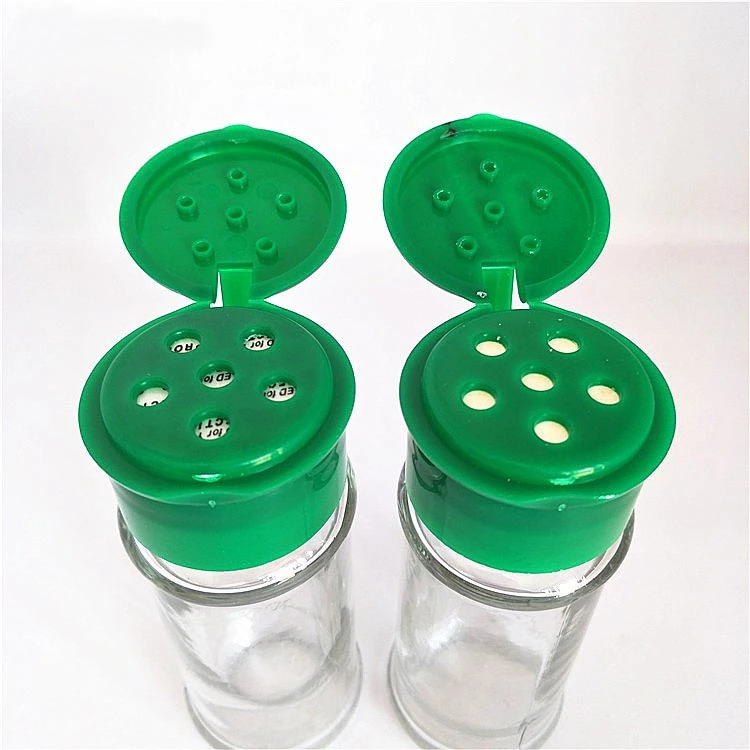 75ml Round Shape Glass Spice Jars, Plastic Cap