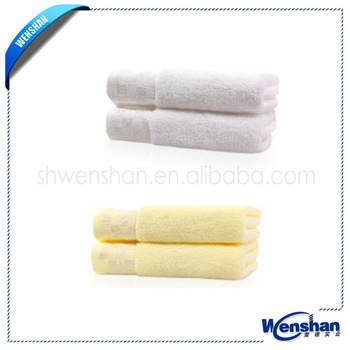 Luxury white hotel towels