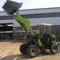 Ember mini backhoe loader depan