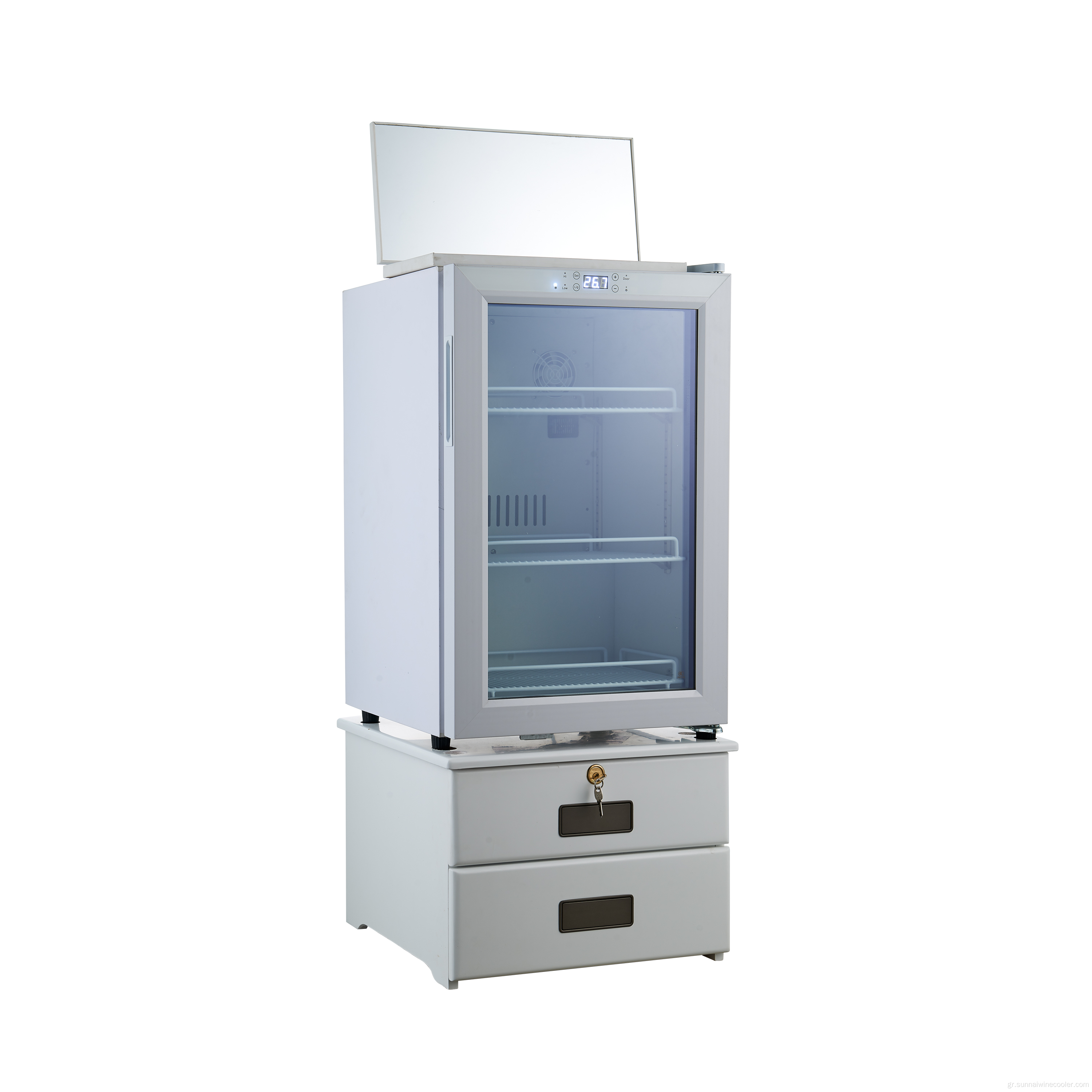 Έξυπνο ψυγείο θερμοστάτη freestanding καλλυντικό ψυγείο