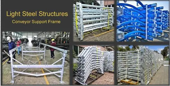 Hot DIP Galvanized Light Steel Structure Storage Racking Platform