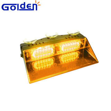 12 LED Amber Car Strobe Flash Dash 12V Emergency amber dash Light