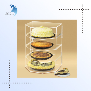 Best selling waterproof acrylic cake display case