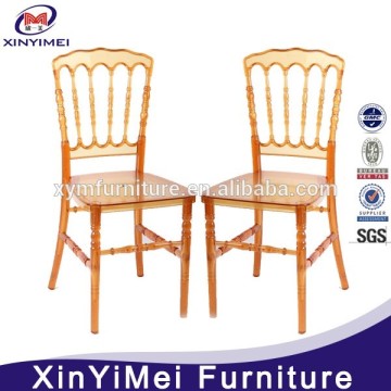 High Quality Acrylic Crystal Banquet Napoleon Chair