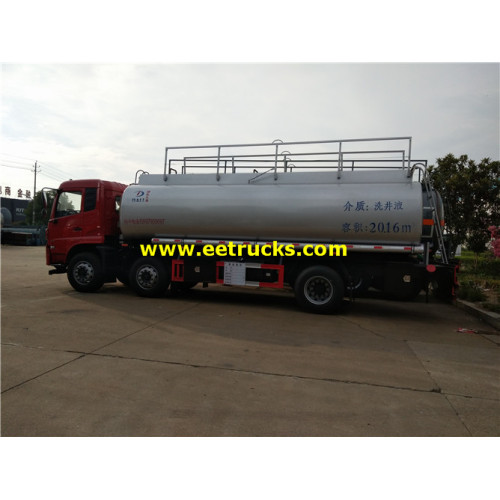 20000 Liters 6x2 Corrosive Liquid Transport Tankers