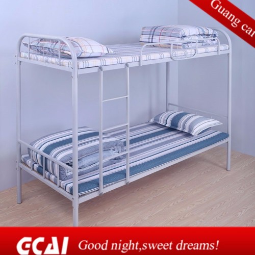 Popular simple design cheap dormitory used beds bunk beds