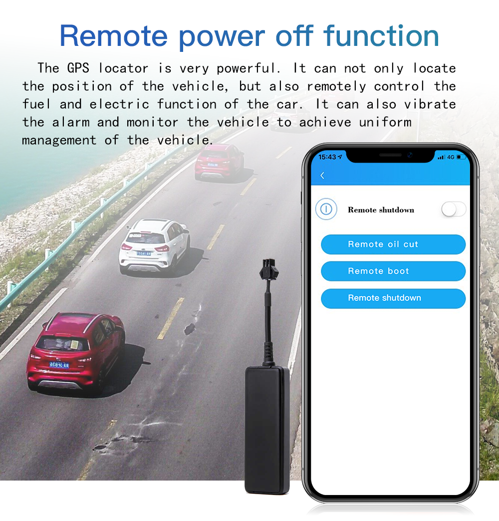 Omni 2G/4G Real time gps tracker vehicle gps tracker for ebike