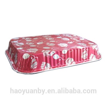 Colorful food packing Foil container