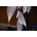 modern decor leaves shape glass chandelier