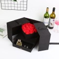 Caja de perfume de doble cajón cuadrado personalizado