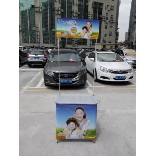 Aluminum Promotional Display Counter with Carry Bag