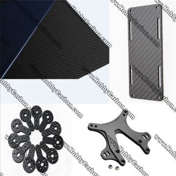 OEM parts CNC cut real carbon fiber products