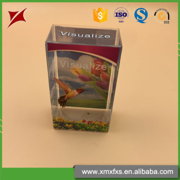 Custom size -- hand flocked prited box with professional design