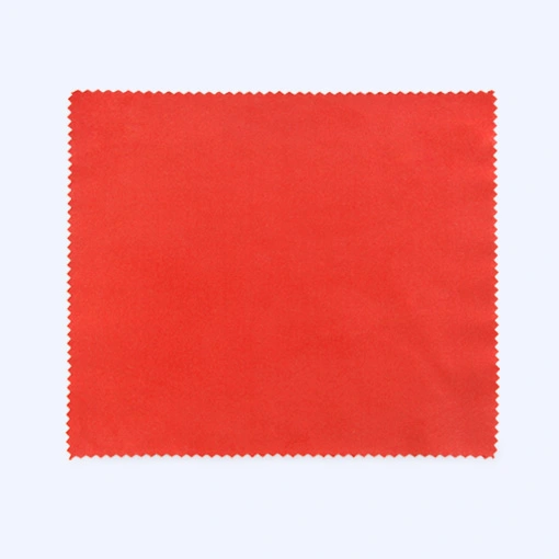 615X18 Microfiber Cleaning Soft Polishing Cloth Eyeglasses Opticl Glasses OEM Cloths Red