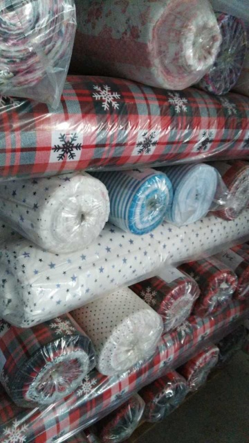 custom cotton fabric flannel textile fabric