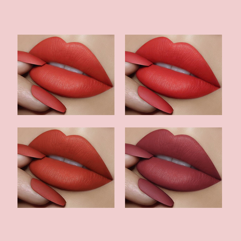 Pudaier Cigarette tube Lipstick for Lips Makeup Matte Lipsticks Long Lasting Natural Moisture Lip Stick of Cool Girl Cosmetics