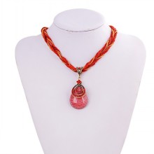 2015 Noble Big Color Stone Pendant Necklaces For Women Various Color